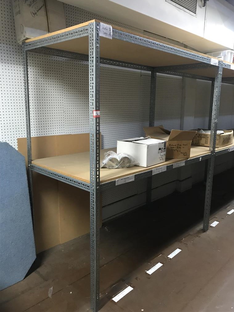 Shelving, Single Bay, Brownbuilt Uni Angle, Steel Frame, Particle Board