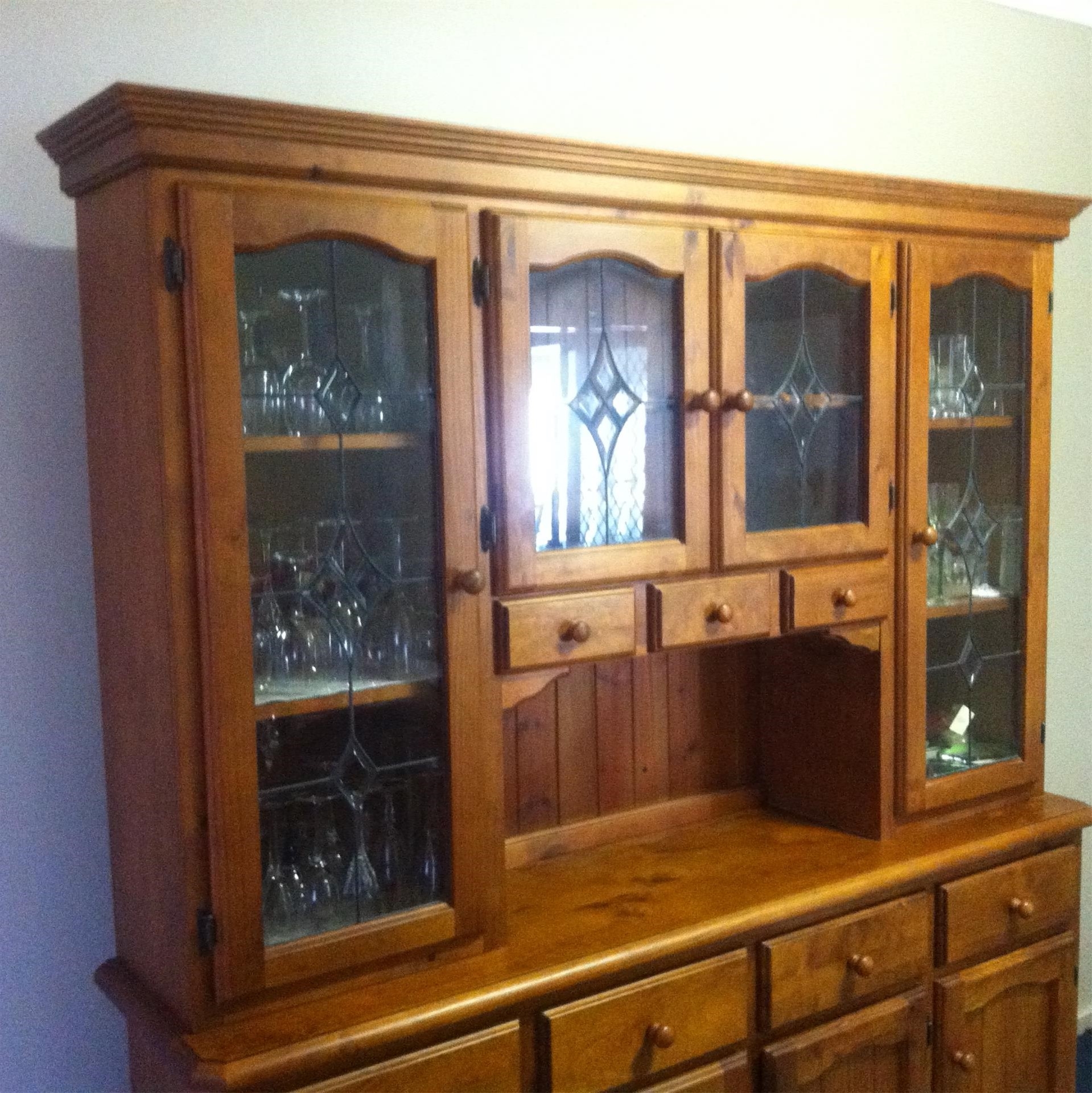 Dining Room Wall Unit, Consisting of 7 Drawers, 4 Cupboard Doors and 4