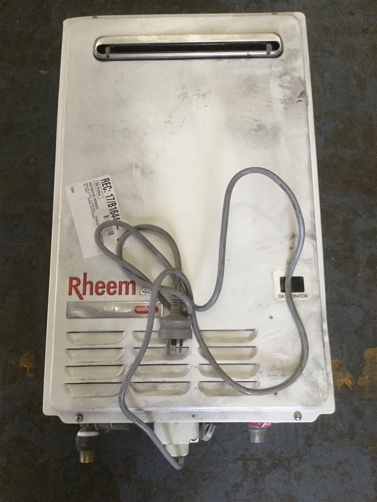 Continuous Hot Water Service, Natural Gas, Rheem 24, Not Tested