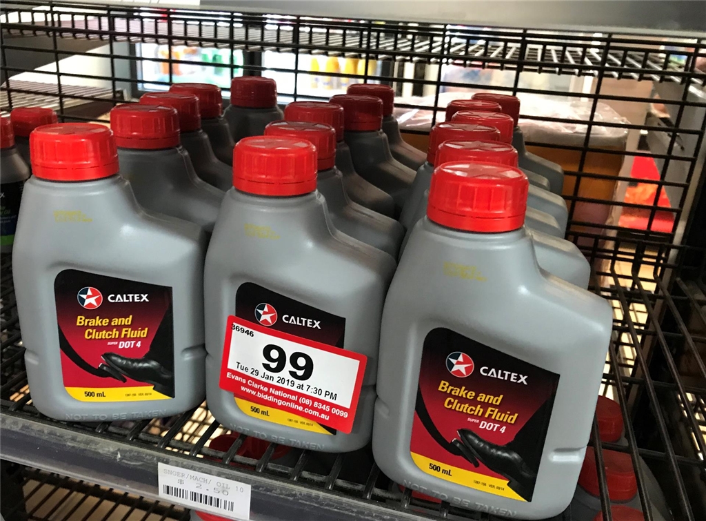 Brake & Clutch Fluid Caltex Super Dot 4, 500ml, Qty Of 16