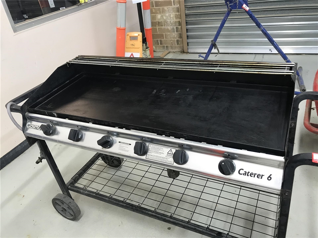 Hot Plate Bbq, Caterer 6, 6 Burner, Not Tested