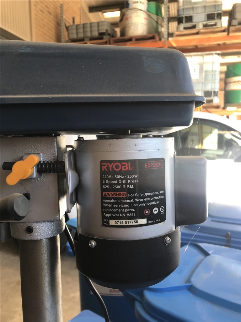 5 Speed Drill Press, Ryobi Edp2521l, 240v