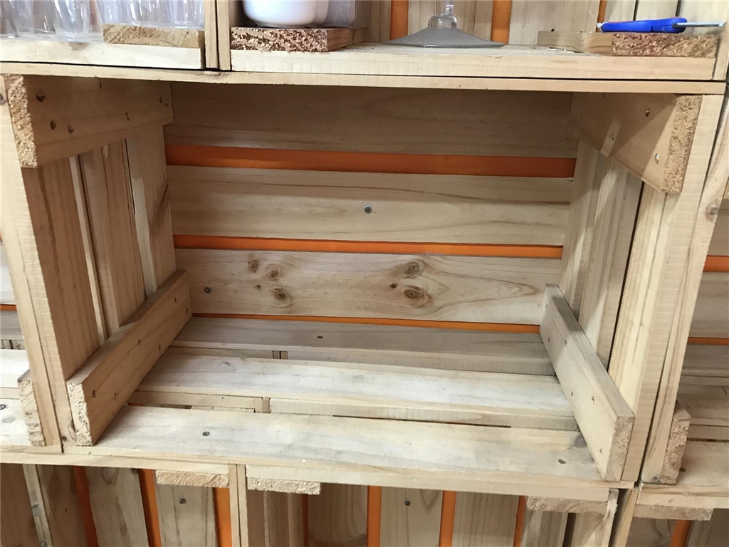 Wooden Crates, 370x560x320mm, Qty Of 60, Contents Not Included (Vendor