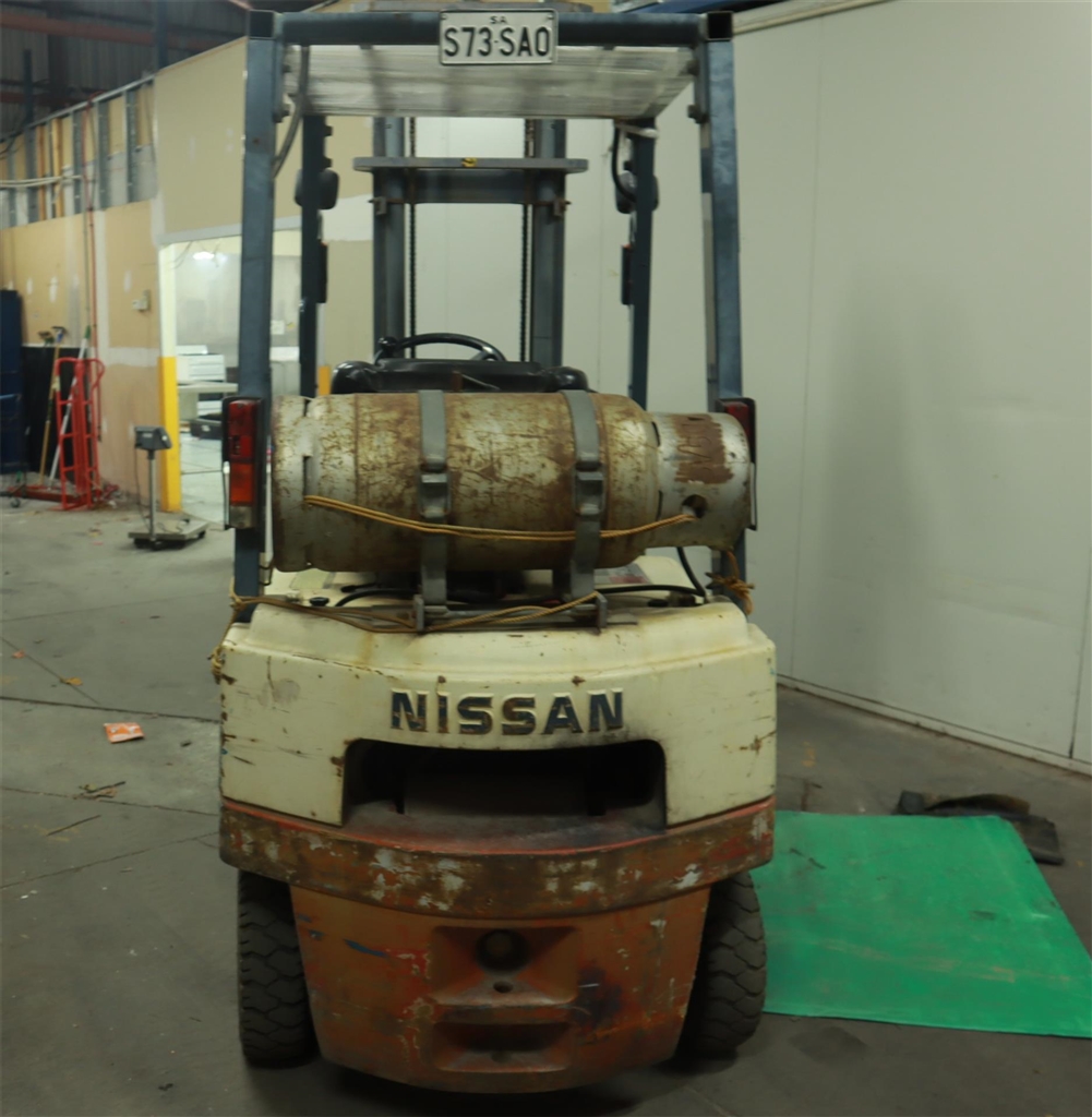 Nissan Forklift Model J O1 A1 5U 1.5 Tonne L P G Max Lift Height