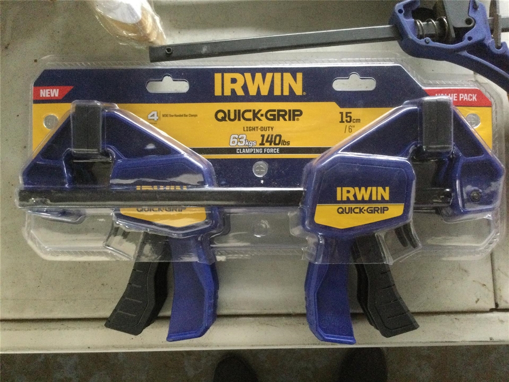 Irwin Quick Grips Quantity of 3 with Tools