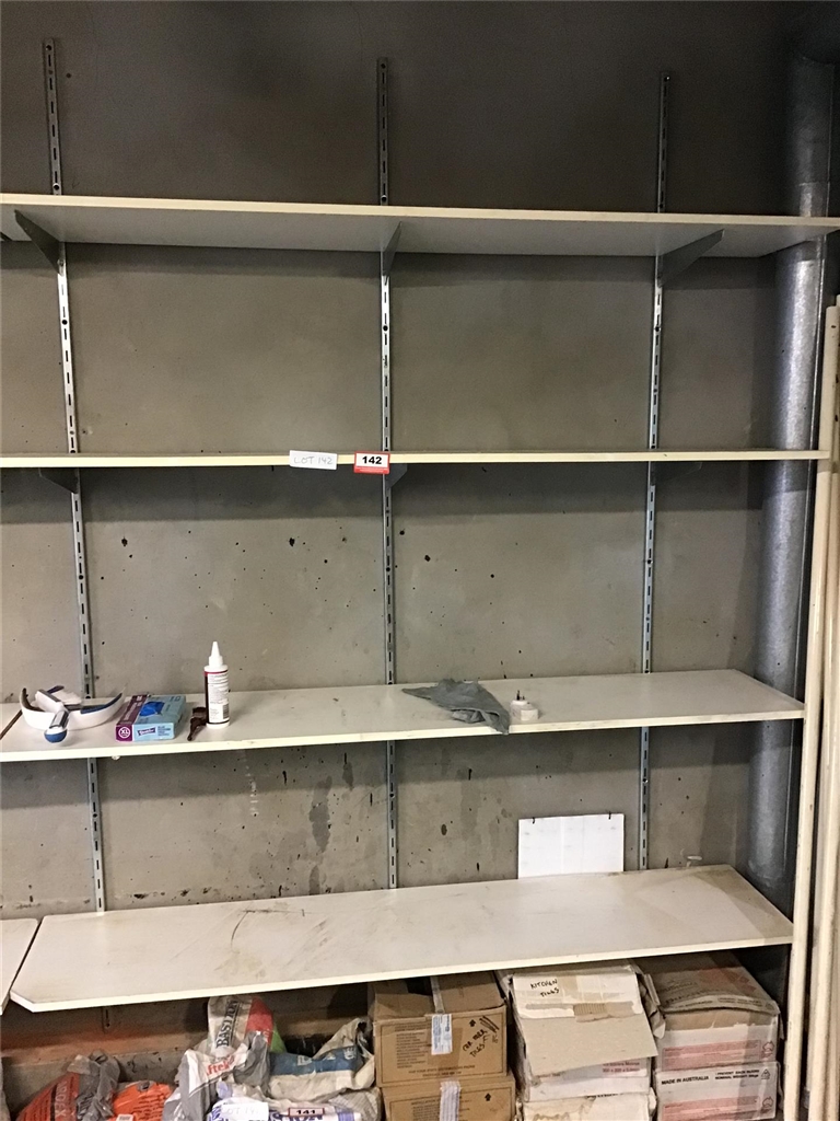 Wall Shelving Shelving 4x Shelves And Wall Mount Buyer To Dismantle