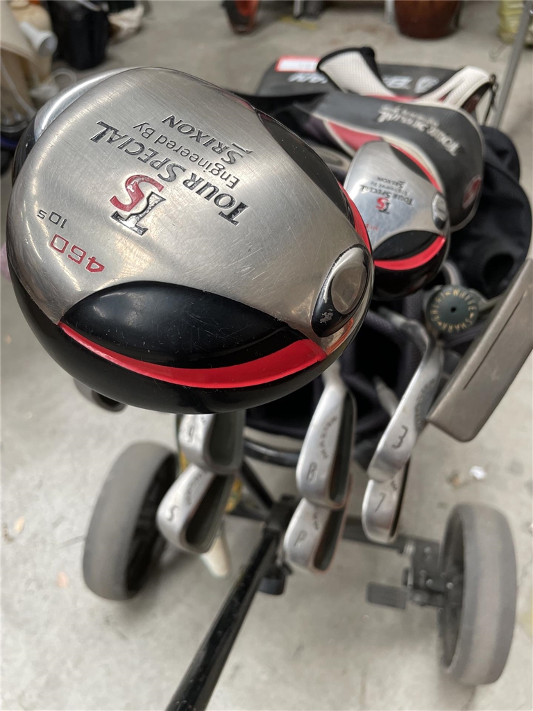 Greg Norman Golf Clubs Srixon Drivers ( Collect From Marleston)