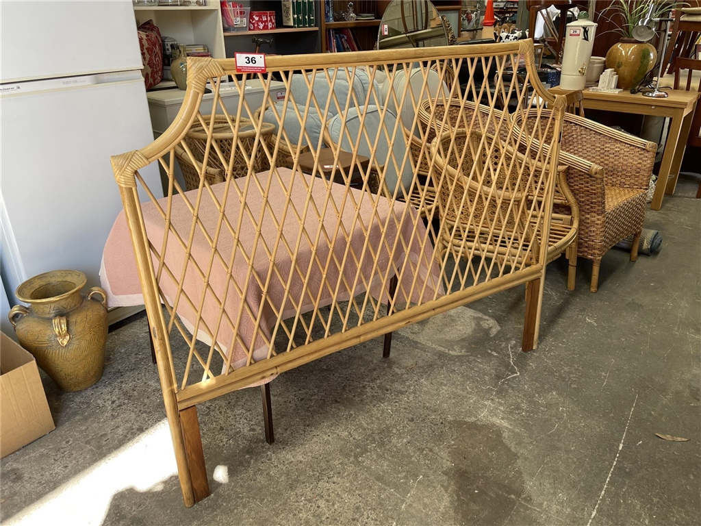 Cane Bedhead Queen Size 1500 x 1230 mm ( Collect From Marleston )
