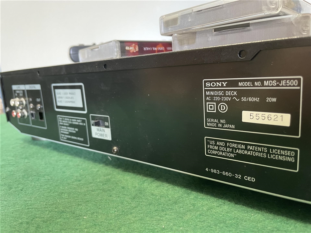 Sony Mini Disc Player and Discs Not Tested ( Collect Marleston )