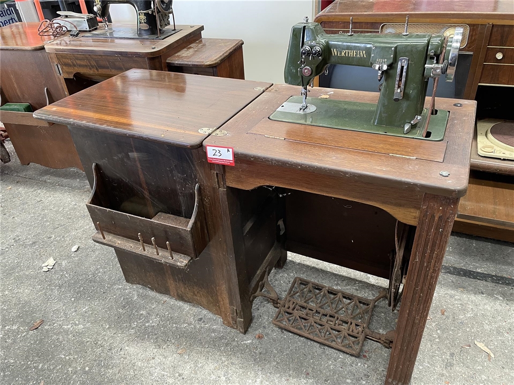 Wertheim Treadle Sewing Machine ( Collect From Marleston )