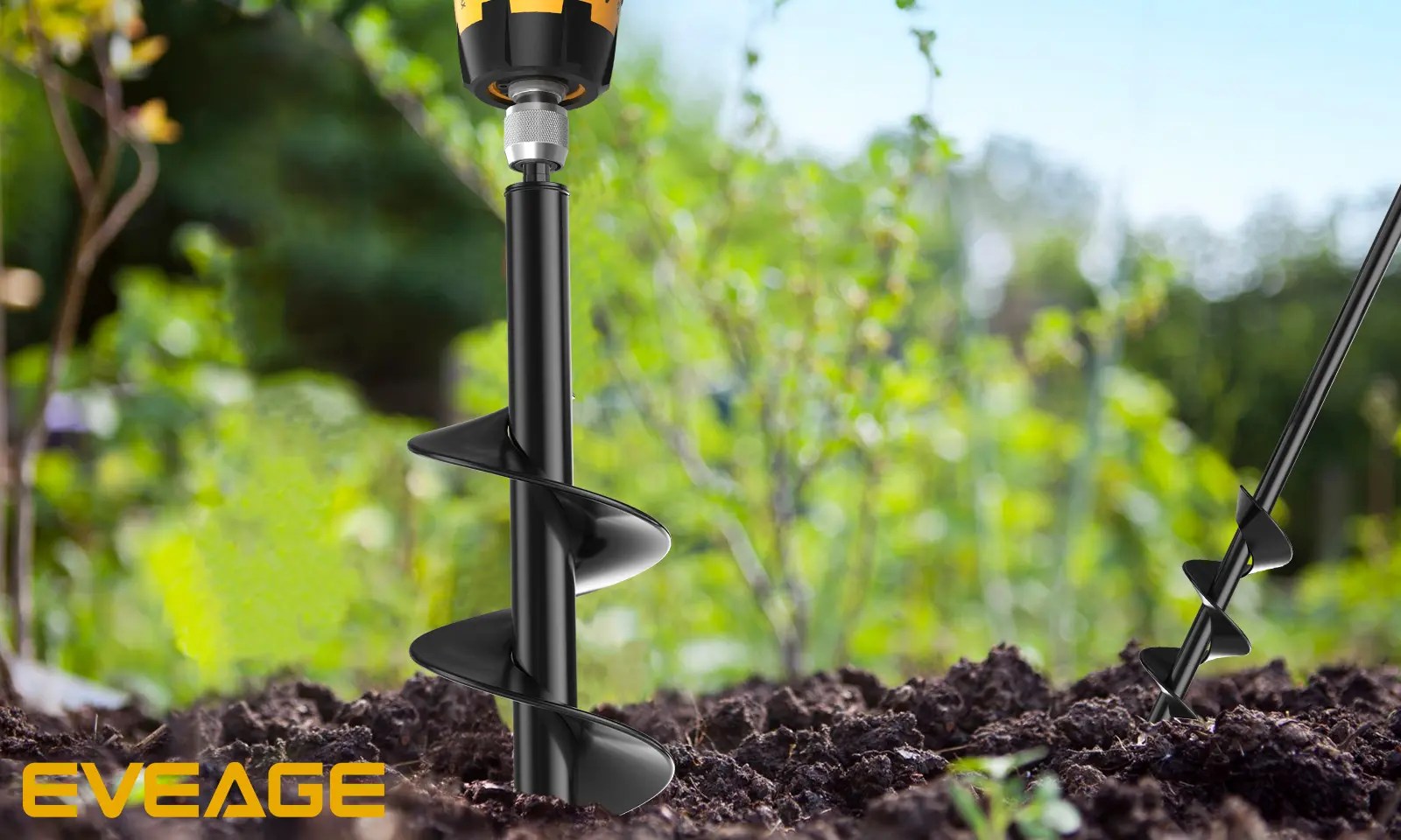 How Do You Atttach a Auger to a Drill EVEAGE