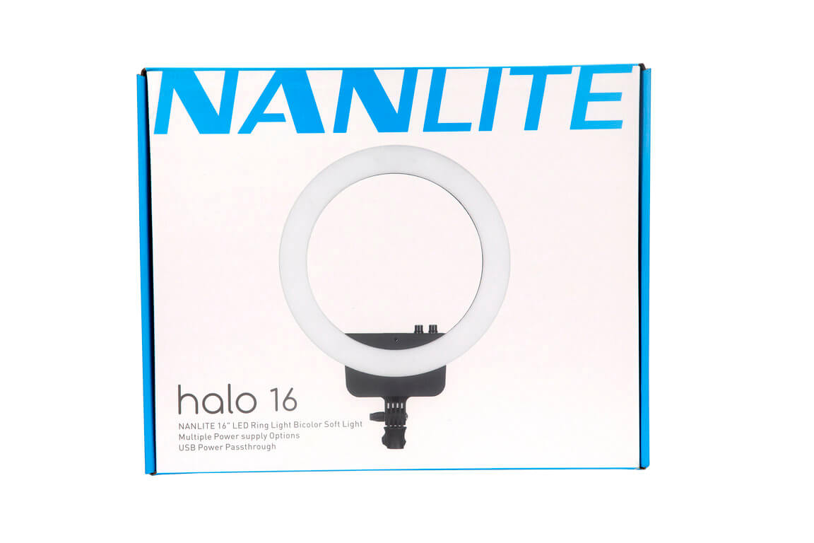 PROFESSIONAL LED RING LIGHT HALO 16 NANLITE Evelyn Prest