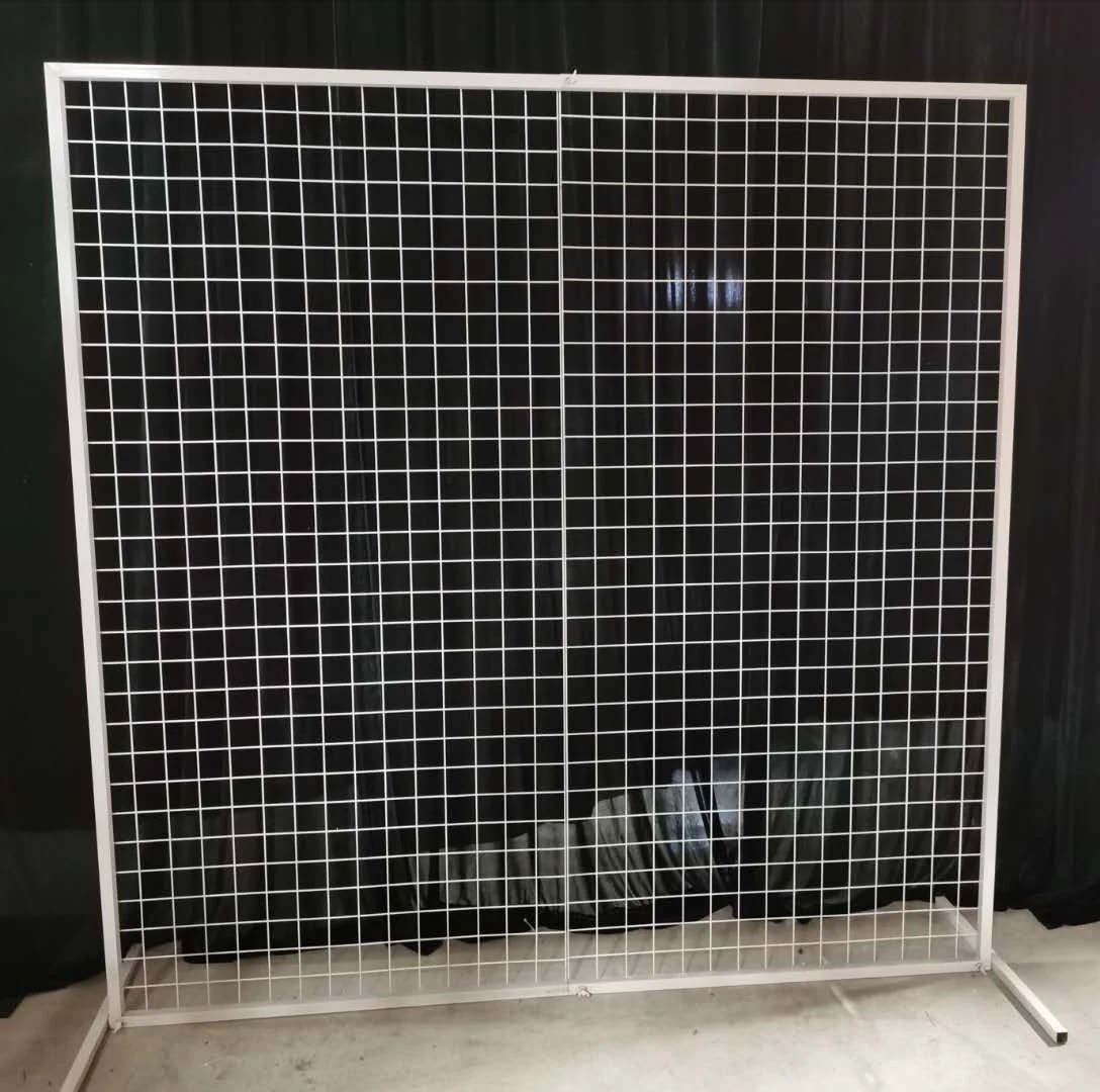 Square Grid Mesh Wall Event Decor Supply