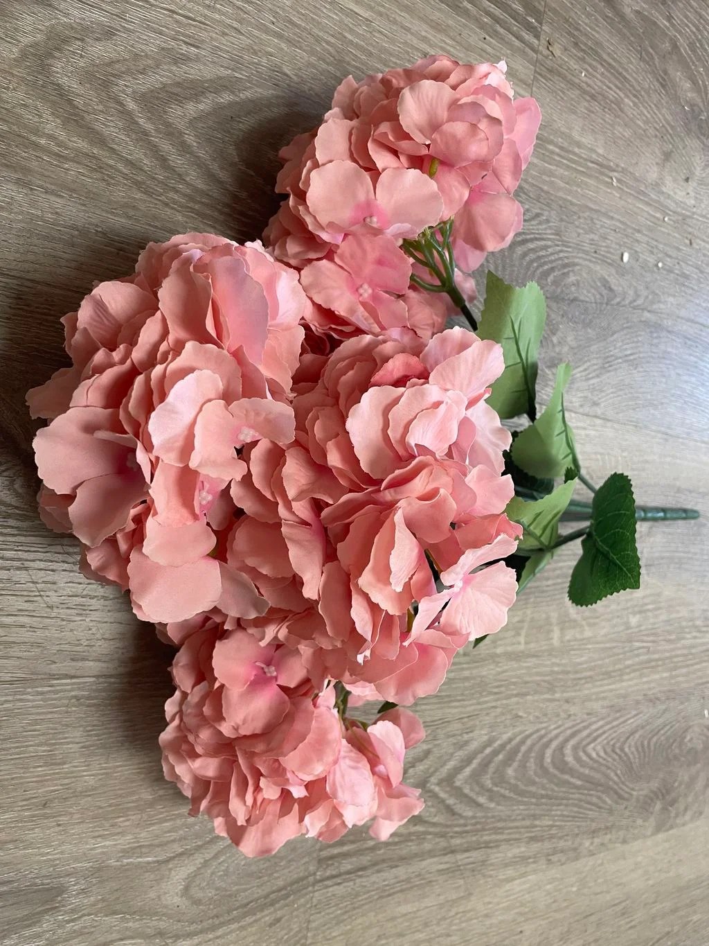 Silk Hydrangea Flowers with 6 Big Heads (Pink) Event Decor Supply