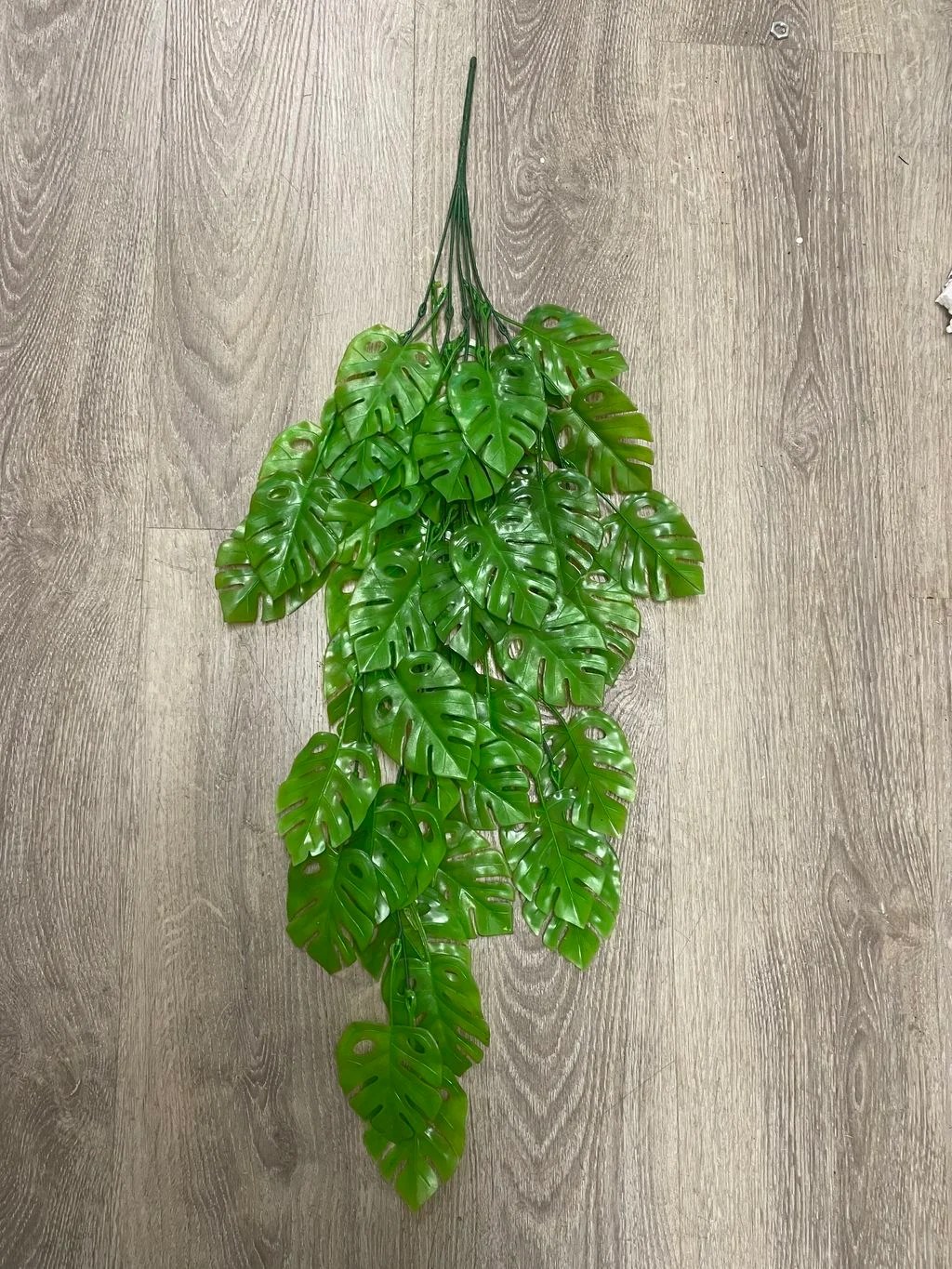 Artificial Monstera Deliciosa Palm Leaf Hanging Event Decor Supply