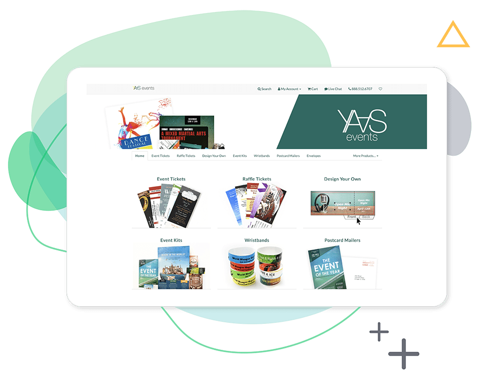 Global printondemand fulfillment Eventgroove Products