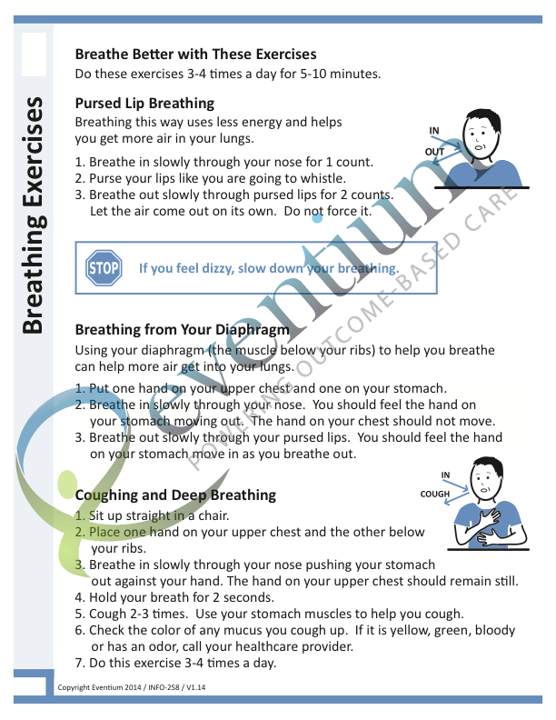 Breathing Exercises Breathing Exercises In Spanish