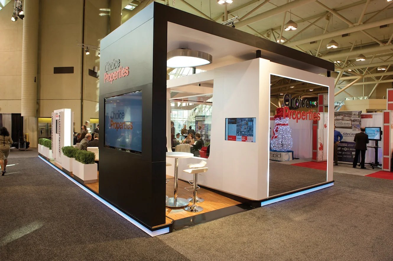 Choice Properties’ Booth Features Sleek Mirrored Look Event Marketer