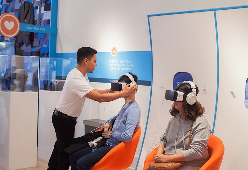 KLM Touts its Customer Service with a TechFueled Popup