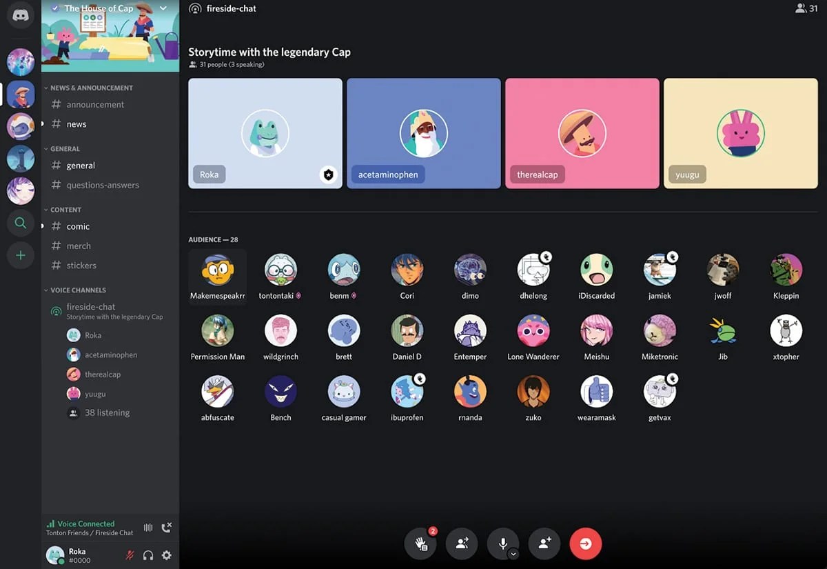 Discord screenshot Event Marketer