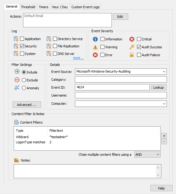 How do I configure Logon/Logoff tracking? EventSentry