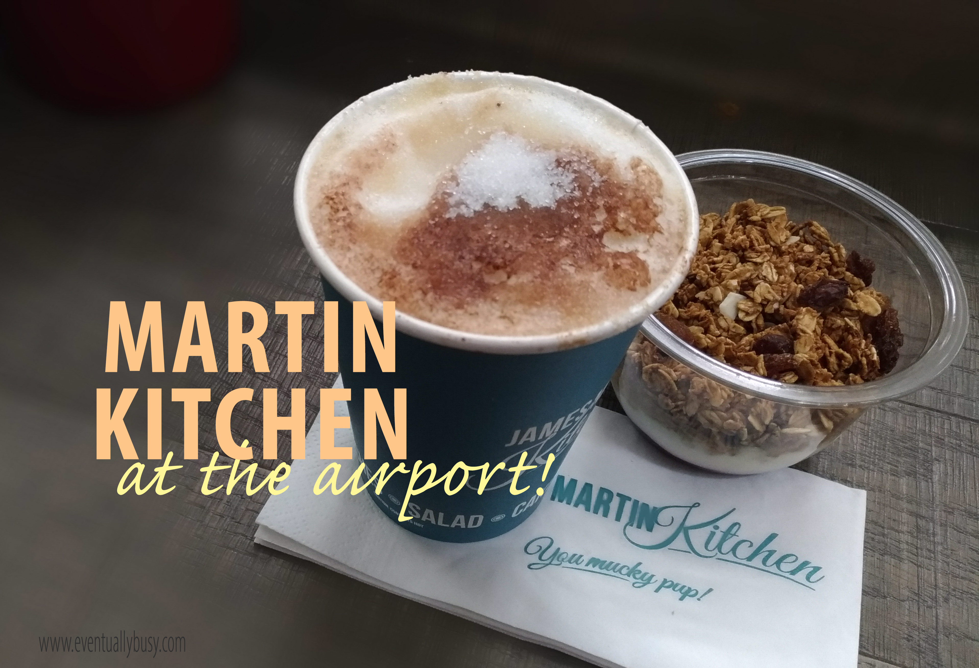 MARTIN KITCHEN at the airport British Food & Coffee Eventually Busy