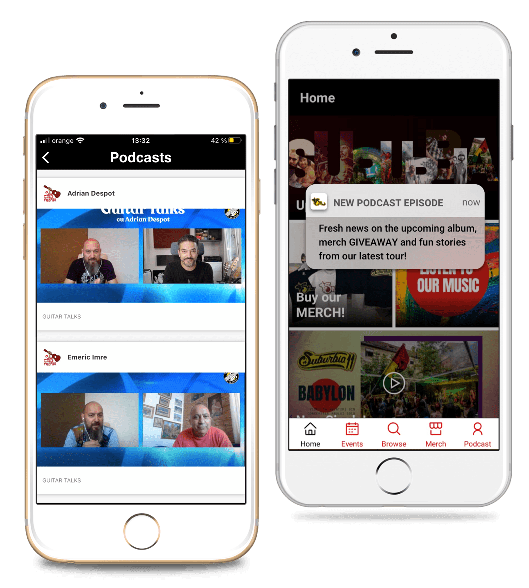 Content creators & Podcasters Mobile Apps Use Case
