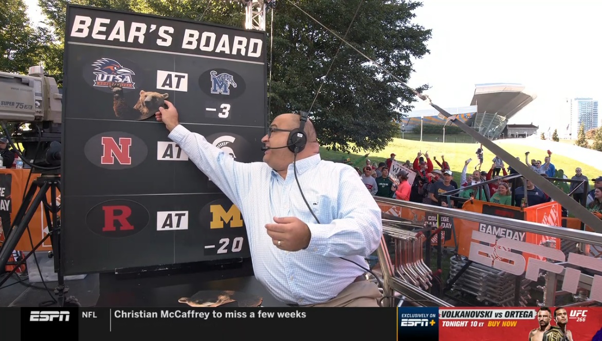 Bear's Bank Picks Chris Fallica Week 4 2021 College Football Picks on