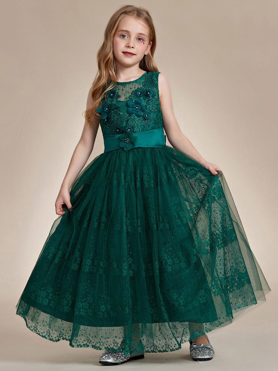 Emerald Flower Girl Dresses