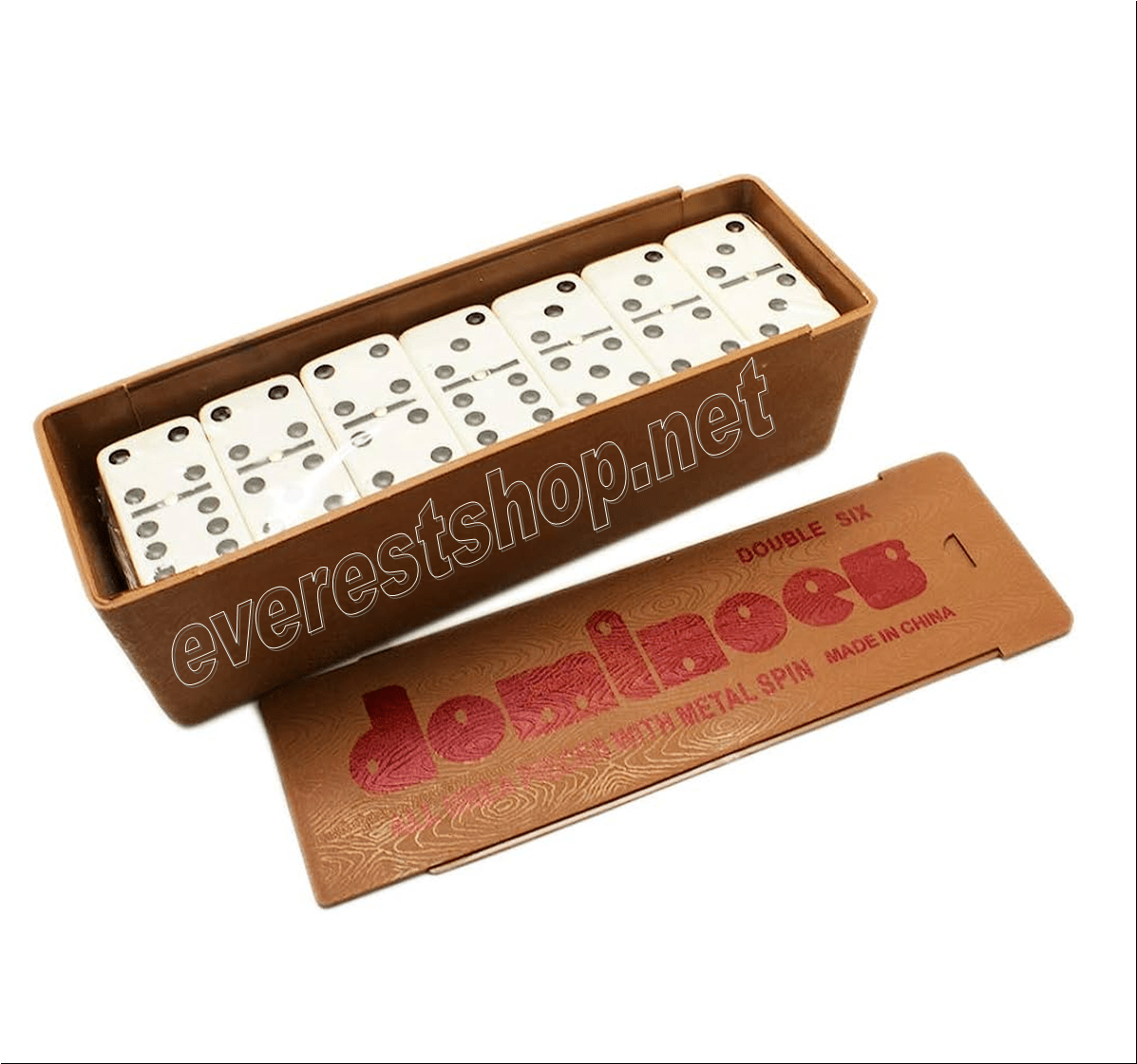 Dominoes All Urea Pieces With Metal Spin * Ivory Color Everest