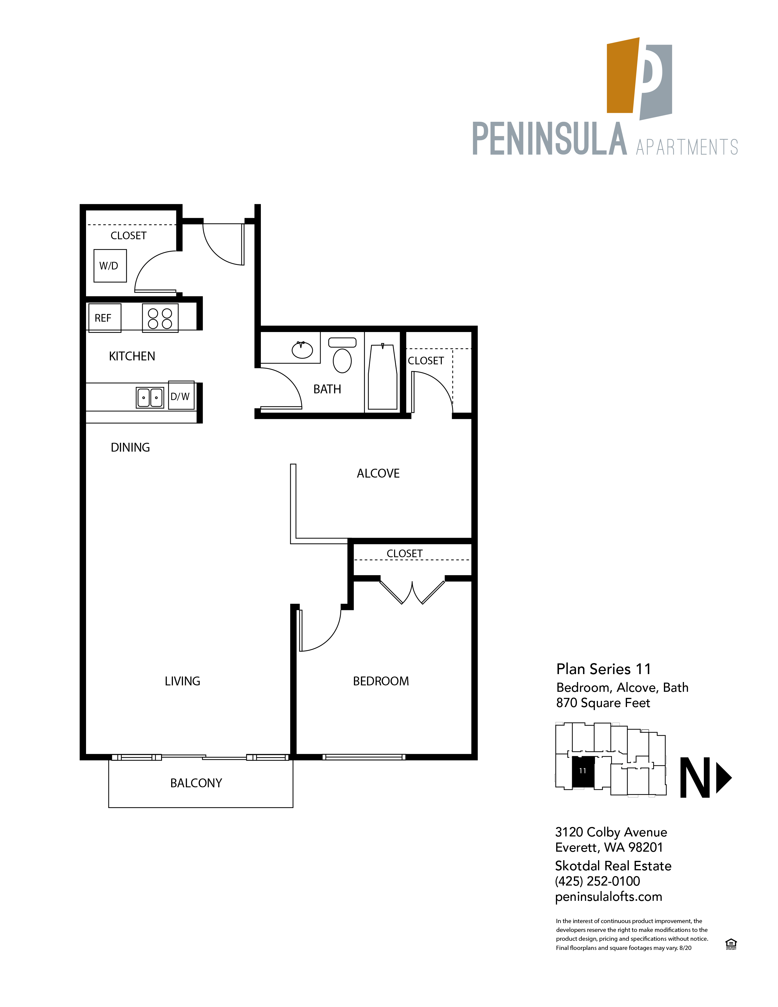Floor Plans — Peninsula Apartments