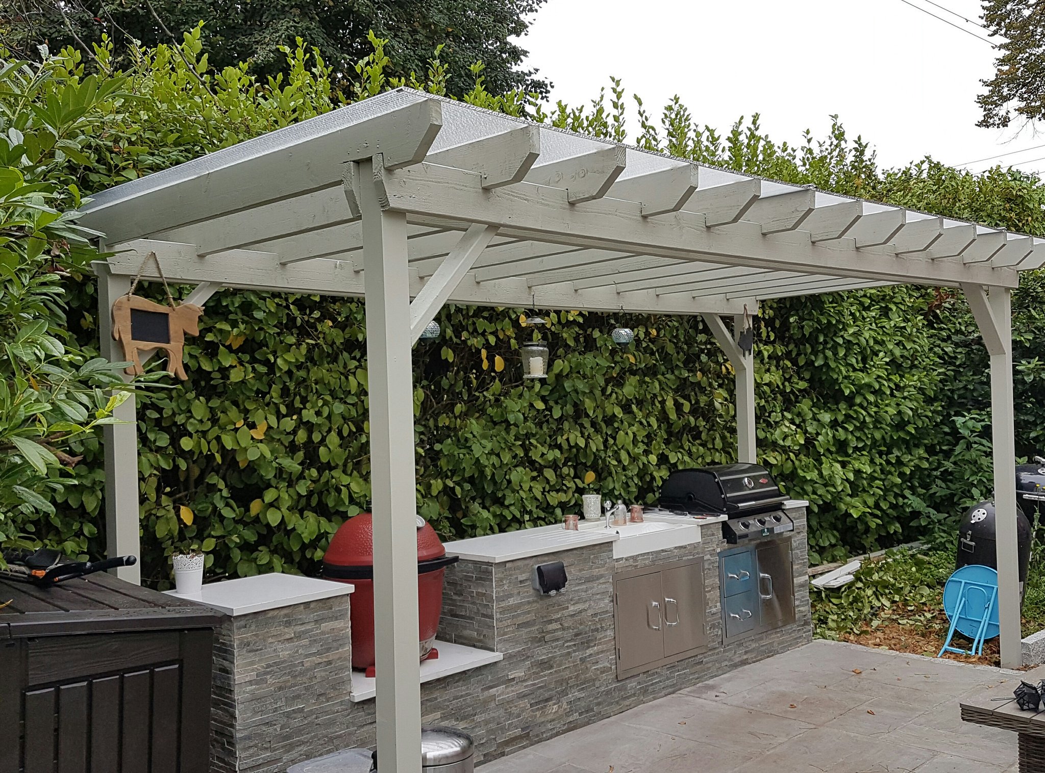 Pergolas And Glass Roofing Landscape Design Construction