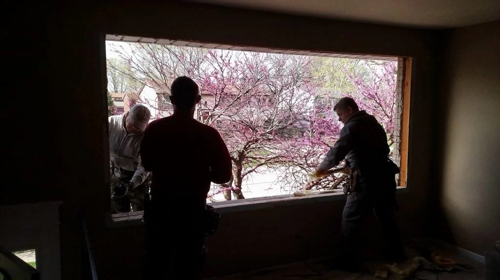 Before & After Window Replacement Evergreen Door & Window
