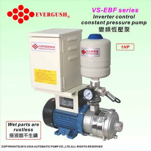 VS Inverter Control Constant Pressure Pumps Evergush pump