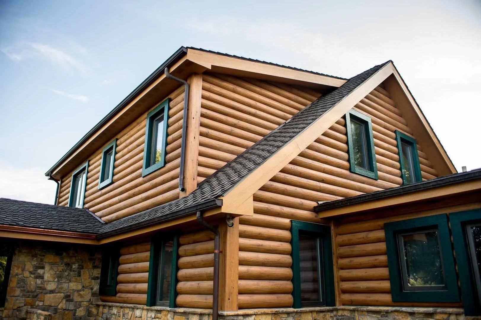 EverLog Concrete Log Siding Profiles and Colors