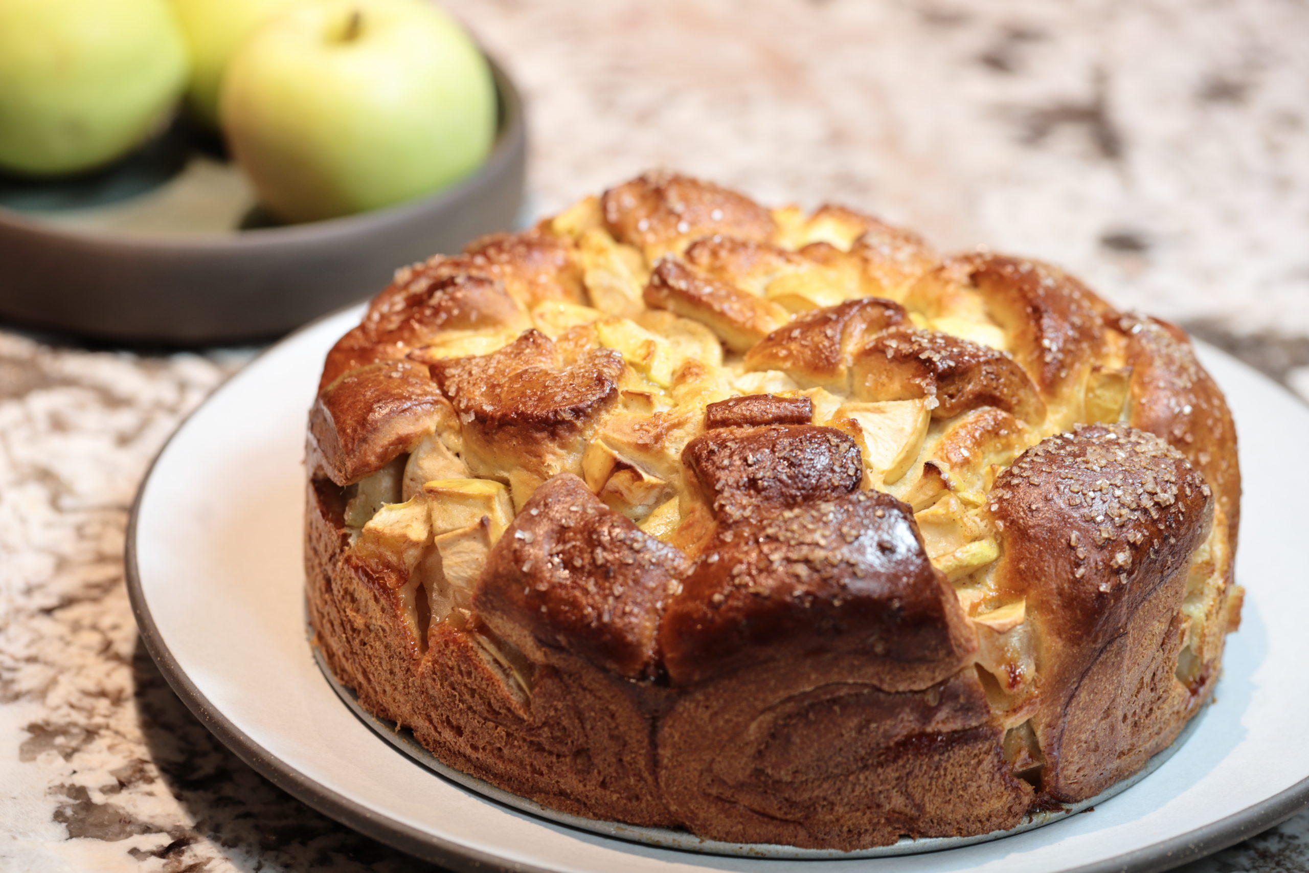 Harvest Apple Challah King Arthur Baking Ever Open Sauce