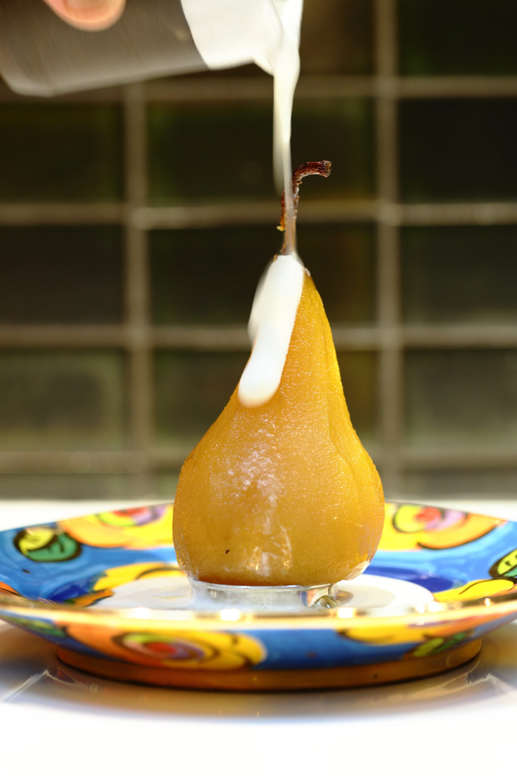 Saffron Poached Pears Jamie Oliver Ever Open Sauce