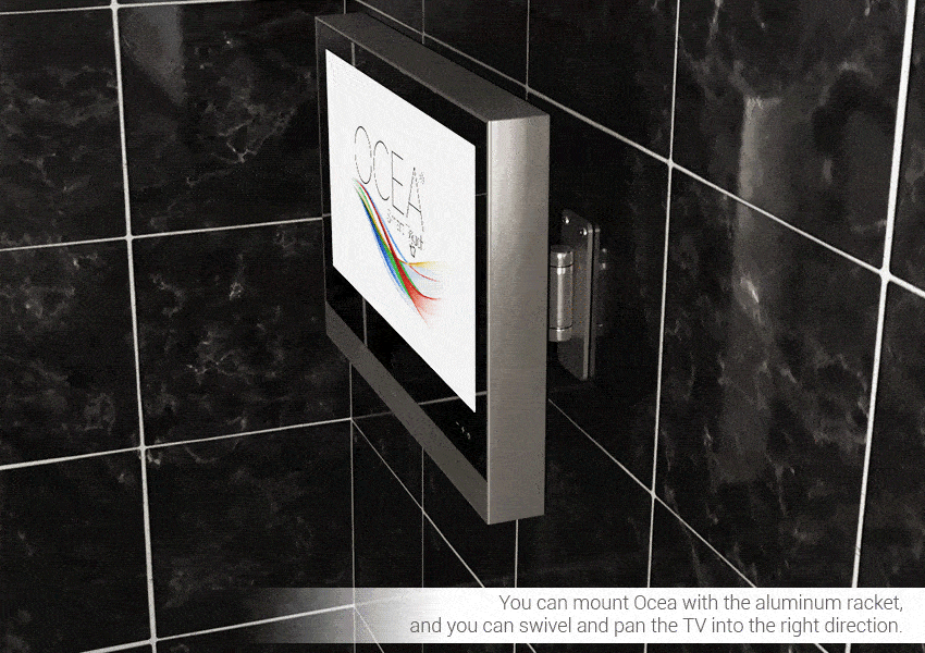 OCEA Waterproof Smart Touch Bathroom TV Evervue