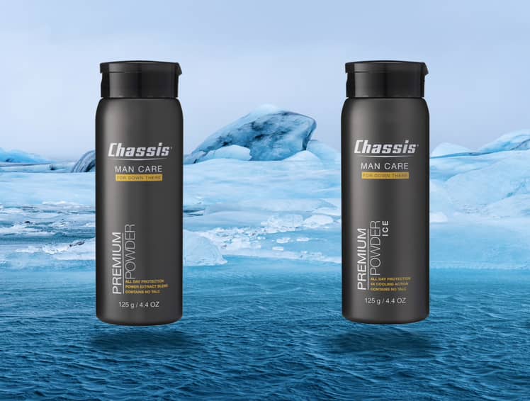 Chassis Man Care Powder The Ultimate AntiChafing Powder. EVERYbloke