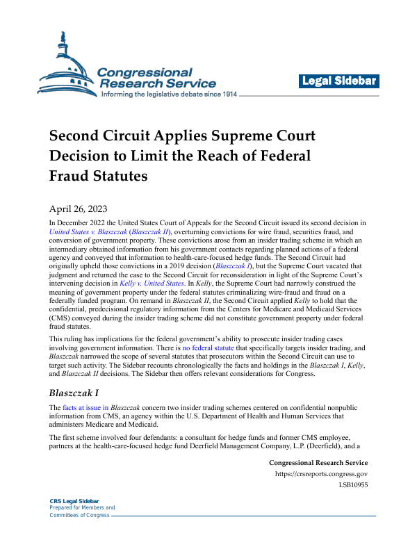 Second Circuit Applies Supreme Court Decision to Limit the Reach of