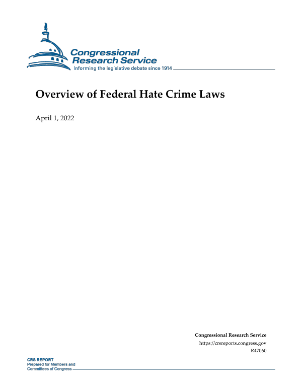 Overview of Federal Hate Crime Laws
