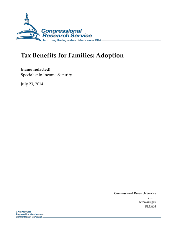 Tax Benefits for Families Adoption