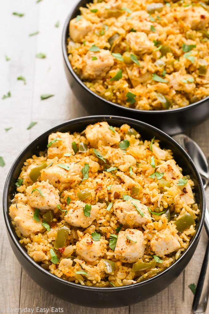 Cajun Chicken and Rice (Easy OnePan Recipe!) Everyday Easy Eats