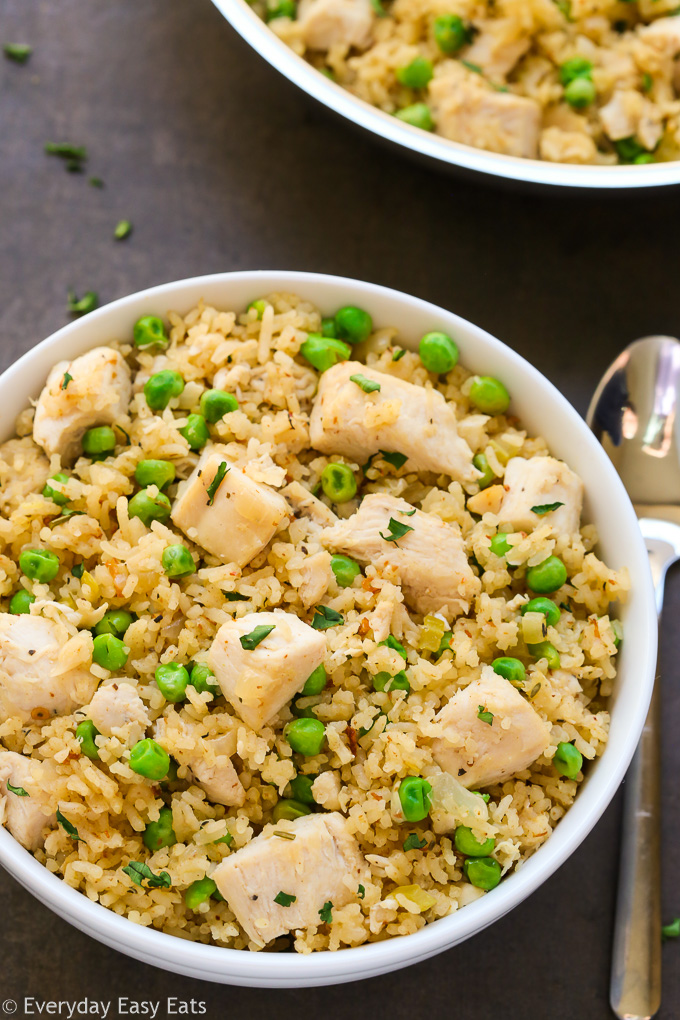 OnePan Chicken and Rice (Easy Stovetop Recipe) Everyday Easy Eats