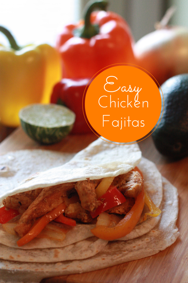 EASY CHICKEN FAJITAS EVERYDAY JENNY