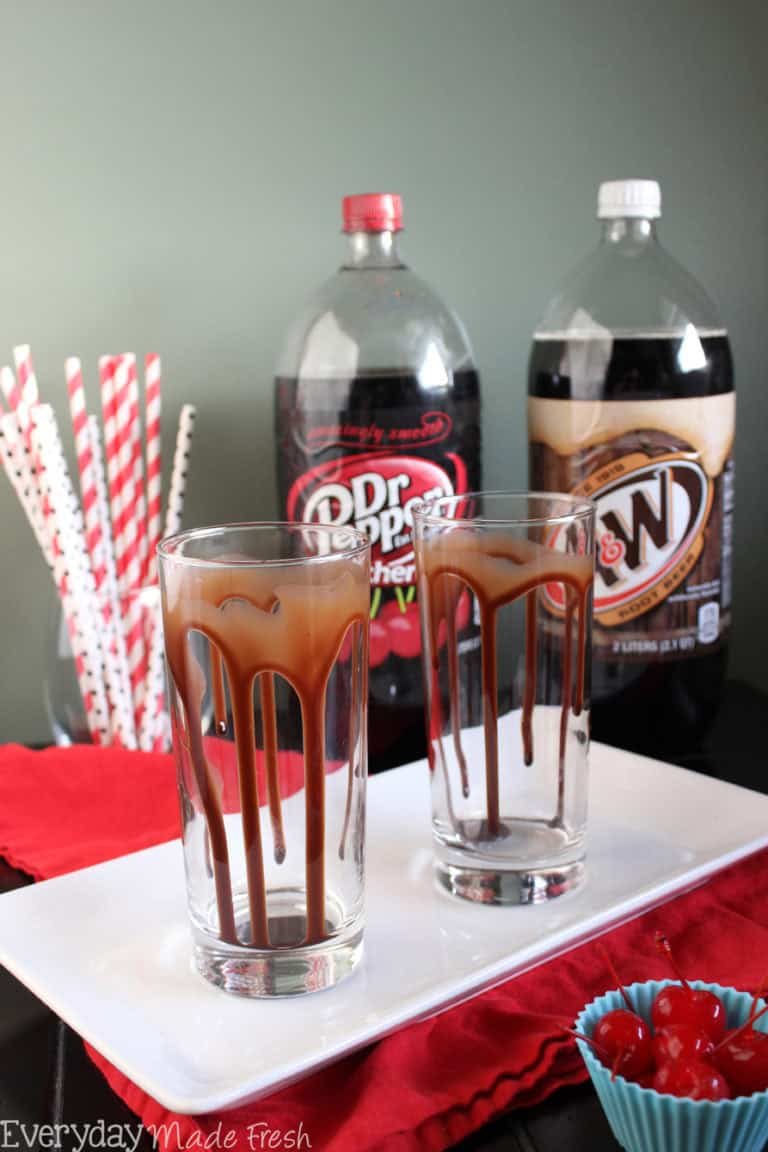 Chocolate Covered Cherry Coke Floats Everyday Made Fresh