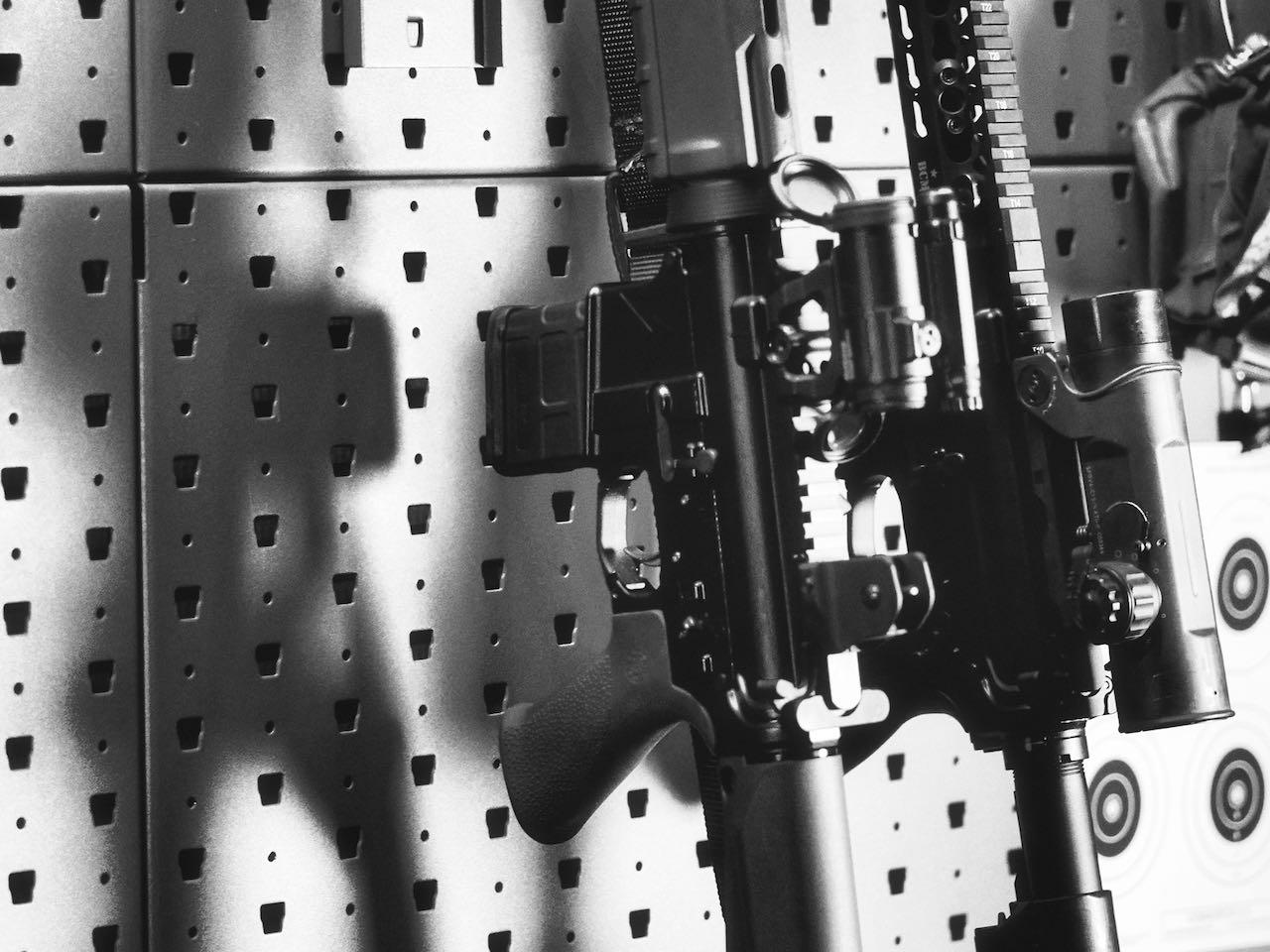 The Rack Rifle "Break Glass in Case of Emergency"