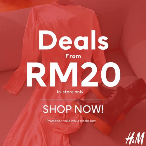 6 Oct 2021 Onward H&M InStore Sale
