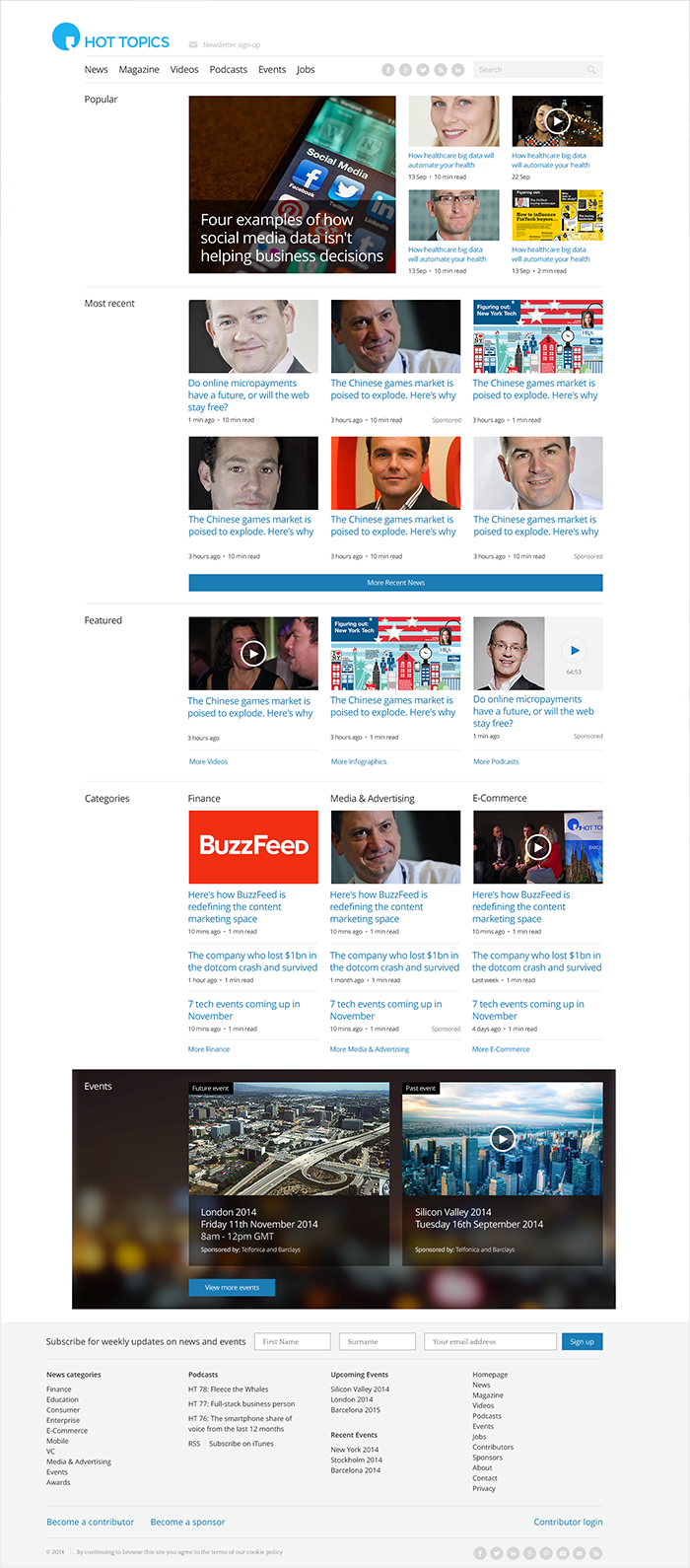 Hot Topics; the Voice of the tech industry Every Inertaction