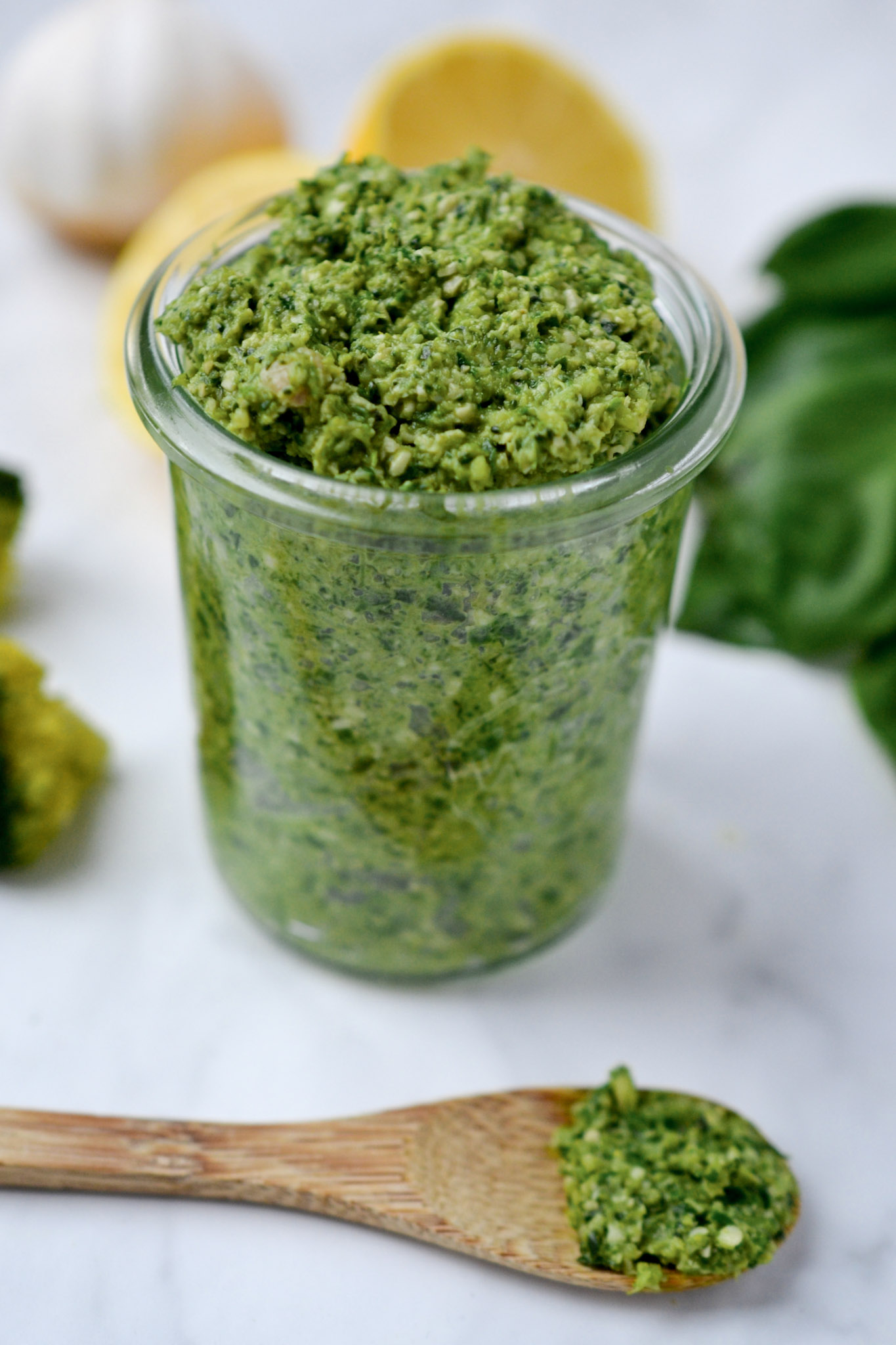 Broccoli Pesto (Paleo, Whole30, Vegan, Dairy Free, Gluten Free)